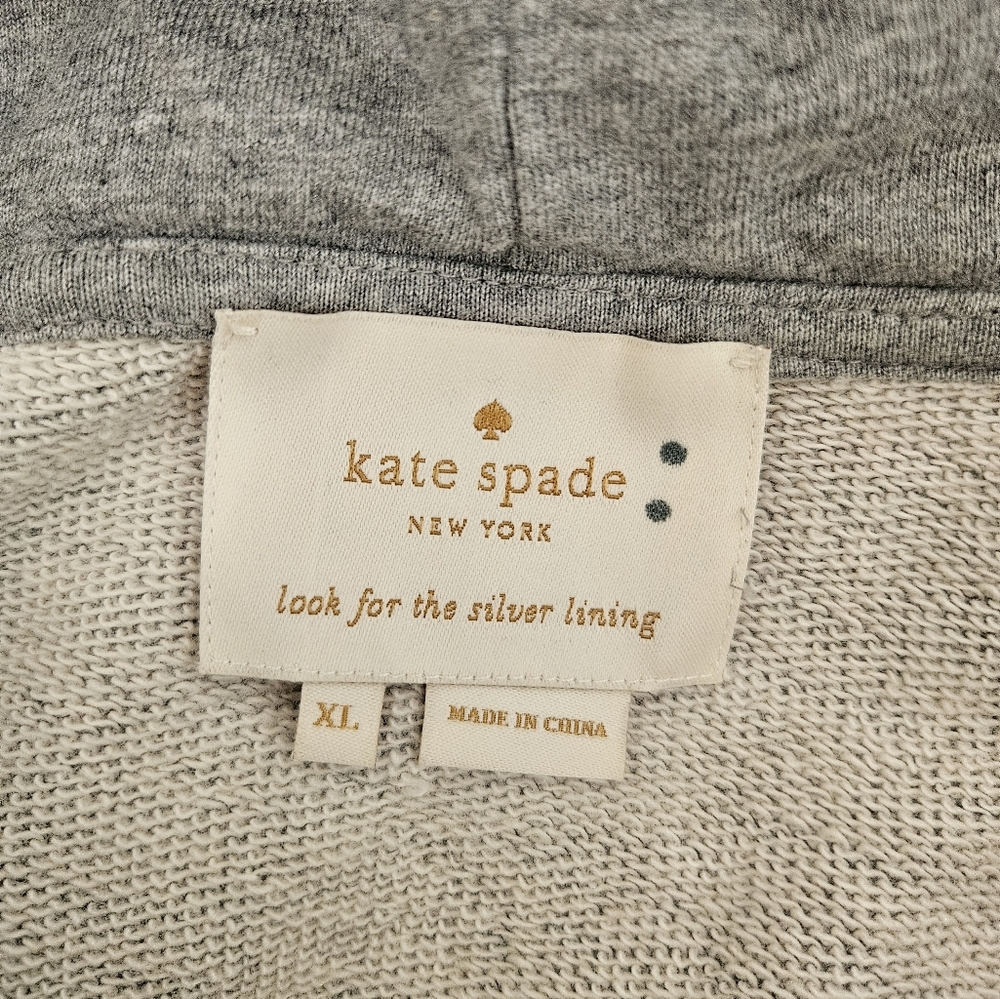 kate spade Gray Floral Long Sleeve Dress - Picture 10 of 11